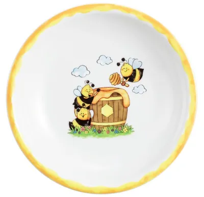 Image de Seltmann Weiden Compact Abeilles affairées Assiette à soupe 20 cm