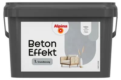 Produktbild von Alpina Effektfarbe Beton Effekt Grundierung 2,5L