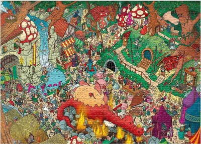 Zdjęcie produktu dla HEYE Puzzle Fantasy Land 1000 elementów