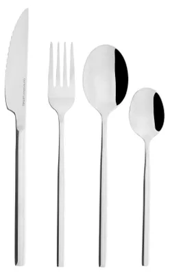 16-teiliges Besteckset, Edelstahl, ORLEANS, 4 Messer, 4 Gabeln, 4 EL, 4 TL