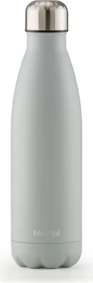 Produktbild von Blumtal Trinkflasche Edelstahl isoliert Thermosflasche 750 ml - Dunkelgrau - Auslaufsichere Trinkflasche Metall - BPA-freie Thermo Trinkflasche