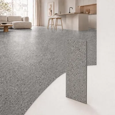 Obrázek produktu pro Berti Graf SPC vinylová podlaha 4 mm klik, voděodolná, 60 x 30 cm, moderní Imitace kamene a dlažby, Obrázek vytvořený pomocí AI