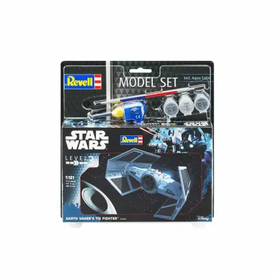Produktbild von Revell Model Set Darth Vader's TIE Fighter, Raumflugzeug-Modell, Montagesatz, 1:121, TIE, Star Wars, Fortgeschritten