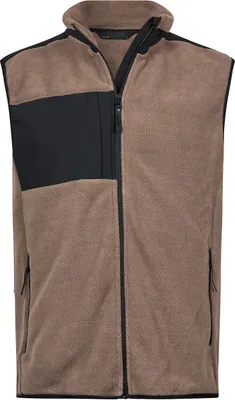 Produktbild von Tee Jays 9122 | Mountain Fleece Bodywarmer XS bis 3XL - Farbe: Clay/Black - Größe: S