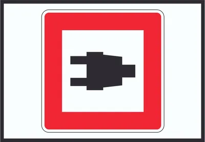 Produktbild von Nutzung von Landstromanschlüssen Symbol Schild A5 Rückseite selbstklebend