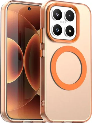 Obrázok produktu pre Pre Xiaomi 17 Candy Design Magsafe Hybrid TPU Plastic Protective Cover Orange