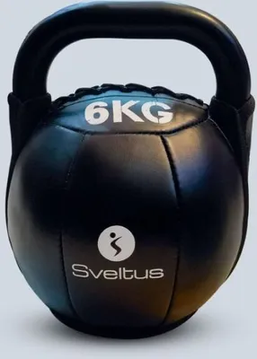 Produktbild von Sveltus Soft Kettlebell PolyurethanSchwarz - 6kg