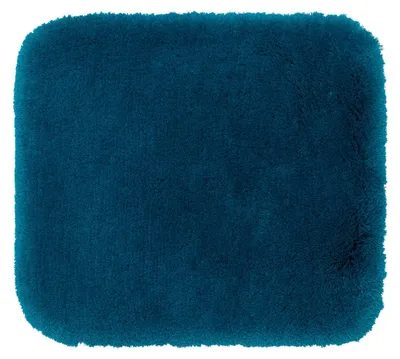 Produktbild von GÖZZE Deluxe extra weicher Hochflor Badteppich rutschfester Mikrofaser-Badvorleger Petrol 50 x 70 cm