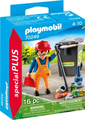 Produktbild von PLAYMOBIL City Life 70249 Straßenreiniger