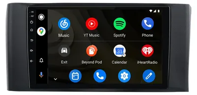 Obrázok produktu pre 9'' Android autorádio 128 GB pre Smart Fortwo 451 Facelift 2010–2015 Carplay Android Auto navigácia Bluetooth