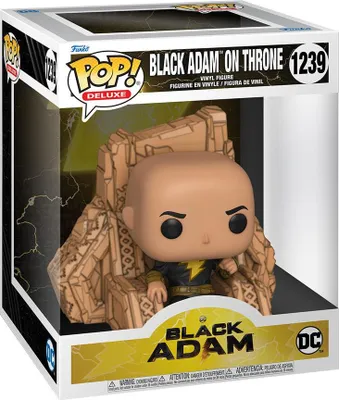 Produktbild von Black Adam Figur - DC Comics Sammlerstück auf Thron