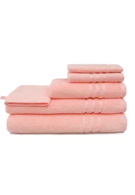 Produktbild von grace grand spa Handtuch Aktion mit Streifen-Bordüre Rosa One Size