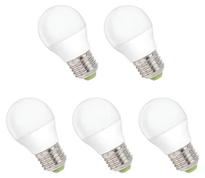 Produktbild von Spectrum E27 LED-Lampe P45 6W 500lm 4000K neutralweiß 5 Stück dimmbar