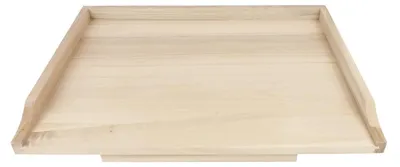 Image de Wooden World - Planche à pâtisserie traditionnelle en bois STOLNICA (XL 63 x 50 cm)