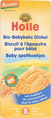 Productafbeelding van Holle Speltkoek Baby 8+ Maanden (150 gr)