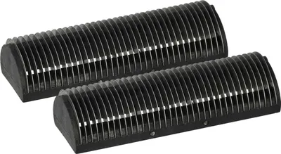 Produktbild von vhbw 2x Klingenblock kompatibel mit Braun 5512, 5550, 5515 Rasierer Schwarz Silber