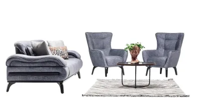 Produktbild von Polstergruppe Sofa Set Wohnzimmergarnitur Garnitur Couch Sofagarnitur 3+1+1