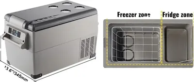 Obrázek produktu pro Přenosná autochladnička, objem 45 l, chladicí rozsah -20 °C, 35 l
