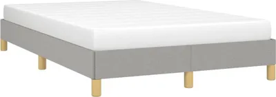Obrázek produktu pro vidaXL Rám postele bez matrace světle šedý 120x200 cm látka
