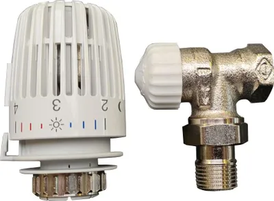 Produktbild von Heimeier Thermostatventil-Set V-Exact II 1/2 Eck
