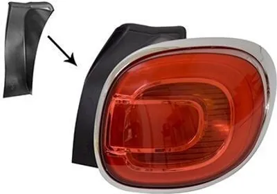 Produktbild von VAN WEZEL Rückleuchte Heckleuchte Rechts für FIAT 500L (351, 352)