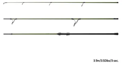 Produktbild von DELPHIN ETNA Camo LongSHOT+, 3,9m, 12,8ft, 3,5lbs, 3 Teile, Karpfen Angelrute, 101006685