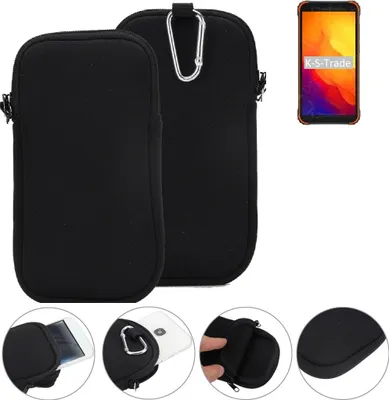 Produktbild von K-S-Trade Neopren-Hülle Handyhülle kompatibel mit Blackview BV4900S Schutzhülle Neoprenhülle Sleeve Schutz-Hülle Gürtel Tasche Case Holster