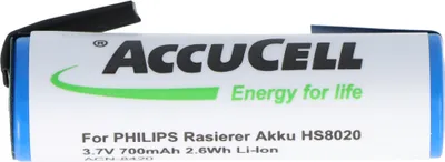 Produktbild von Akku passend für PHILIPS Rasierer Akku HS8020, HS8040, HS8060, HS8070, HS8420, HS8420/23, HS8440, HS8460