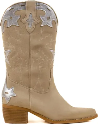 Produktbild von DWRS Cowboylaarzen  SHELBY Zilver