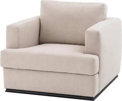Produktbild von Casa Padrino Sessel Naturfarbig 96 x 103 x H. 86 cm - Luxus Qualität