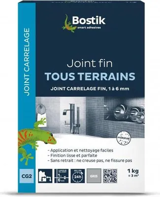 Image de Joint De Carrelage Fin 1 Kg Joint De Carrelage Fin 1 Kg - Bostik