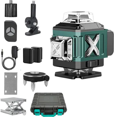 Image de Laser lignes croisées, 16 lignes, autonivelant, vert