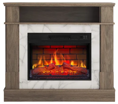 Obrázek produktu pro Elektrický krb ArtiFlame For Living AF23BS dub šedý – volně stojící krb s 3D efektem plamenů, LED osvětlením, 1,8 kW, do 30 m²