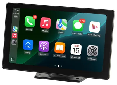 Zdjęcie produktu dla Ekran CarPlay/Android Auto 9″ dotykowy BT GPS kamera frontowa/tylna cofanie