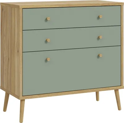 Image de Kommode >Whenua< in Natural Eiche - 88,8x86,3x41,5cm (BxHxT)