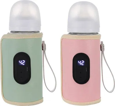Obrázek produktu pro Ohřívač kojeneckých lahví – nastavitelný – zelený – USB – přenosný