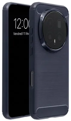 Image de Coque arrière brossée imoshion pour Honor Magic8 Pro - Bleu foncé
