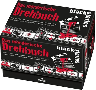 Produktbild von Black Stories - Das mörderische Drehbuch Detektive Rätsel