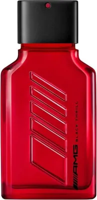 Zdjęcie produktu dla Mercedes-Benz AMG Black Thrill, Mężczyźni, 60 ml, Perfumy w płynie, Skóra, Szałwia, Mandarynka