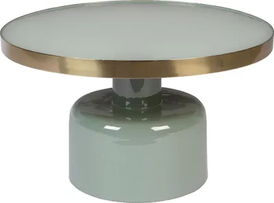 Produktbild von Zuiver Glam Couchtisch Rund 60 cm Grün/ Gold