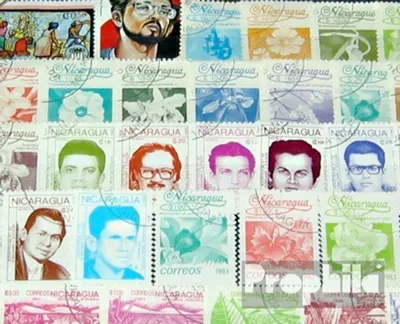 Produktbild von Briefmarken Nicaragua 50 verschiedene Marken