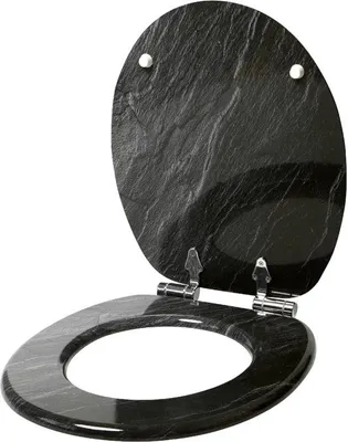 Produktbild von Famanu WC-Sitz mit Soft-Close-Mechanismus - Duroplast, hohe Qualität