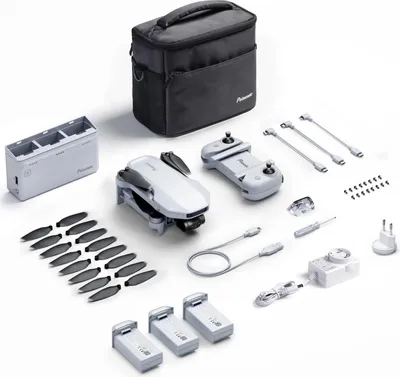 Immagine prodotto di Mini drone, registrazione video 4K, gimbal a 3 assi, 29 minuti di volo, Fly More Combo