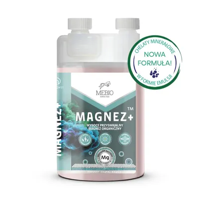 Obrázok produktu pre Mebio Magnez+ – tekuté doplnkové krmivo pre kone, 1 l