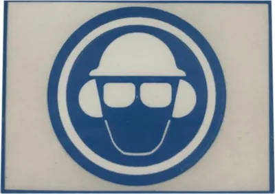 Produktbild von Husqvarna Aufkleber Gehörschutz Ohrenschutz
