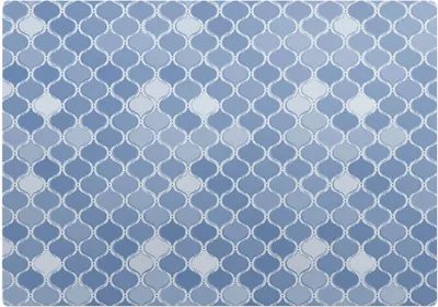 Produktbild von Geometrisches Muster – Bodenschutzmatte – Stuhlunterlage 100x100 cm – Rutschfest – Hartbodenmatte