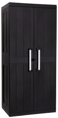 Productafbeelding van Toomax Garage Mega Hoge Opbergkast, zwart. TOOMAX Z0222RAA04100