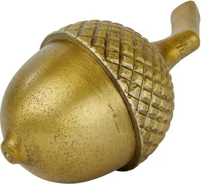 Produktbild von Lambert Nocciola Deko-Objekt Alu, antik gold, L 13, D 7 cm 41126