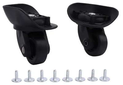 Produktbild von 1 Paar Gepäckräder Ersatz für Diplomat TC284 TC294 ABS Silent Universal Reisekoffer Reparatur Rollen DIY Zubehör