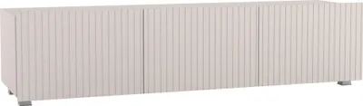 Produktbild von RAVIO TV Lowboard Kolder 150 cm RTV Schrank hängend oder stehend HiFi Schrank mit geriffelte Fronten (Kaschmir)
